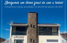 Desejamos um ótimo final de ano a todos!